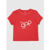 GAP Crop tričko s logom Červená M Červená Červená