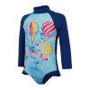 Speedo Placement Frill One Piece Baby Girls Purple/Blue 6-9 mesiacov