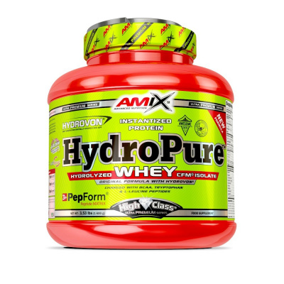 AMIX HydroPure Whey protein 1600 g Příchuť: Arašídové máslo/Sušenka
