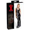 LATE X - Dlhá Sexy Pásová Latexová Sukňa Čierna L