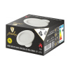 NEDES LED podhľadové svietidlo 10W / IP44 / DR01 / SMD / 4000K / WH - LDL154