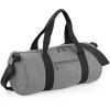 BagBase Taška BG140, sportovní, kulatá, 20l COT520140k5099-grey marl/b UNI Melír šedá/černá