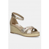 Sandále Tommy Hilfiger FLAG METALLIC MID WEDGE ESPAD FW0FW08810 zlatá EUR 39