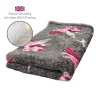 DRYBED Premium Vet Bed Jednorožce sivý 100 x 75 cm