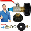 Rolmarket ventil 88031066 (VYPÚŠŤACÍ VENTIL 1/2 ZÁTKA MAUSER IBC FAP kovová hadica 1000L KONTAJNER mauzer)