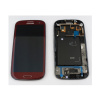 LCD display + Dotyk + predný kryt Samsung i9300 Galaxy S3 Red