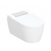 Geberit AquaClean Elektronický bidet Sela s keramikou, závesný, TurboFlush, SoftClosing, KeraTect, biela/lesklý chróm 146.220.21.1