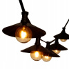 Vonkajšia dekoračná reťaz GIRLANDA - Garden Garland 5MB +5 LED Vintage so strechami (Vonkajšia dekoračná reťaz GIRLANDA - Garden Garland 5MB +5 LED Vintage so strechami)