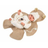 Llorens NEW BORN - realistická panenka miminko se zvuky a měkkým látkovým tělem 63645