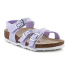 Birkenstock Kumba Shiny Lizard Jr 1026907 sandals (200930) Sky Blue EU 37