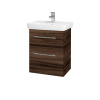 Dreja Umývadlová skrinka GO SZZ2 50 - D06 Orech / Úchytka T02 / D06 Orech