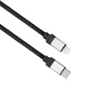 Solight magnetický USB-C/Lightning kábel, USB-C konektor - Lightning konektor, 1m SSC2201