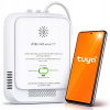 Qoltec Senzor úniku zemního plynu | CH4 detektor | NG | Tuja | Wi-Fi | 85dB alarm | LED