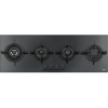 Franke plynová varná doska Crystal, 4 horáky, FHCR 1204 3G TC HE BK C 106.0374.292