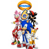 CUKROVÁ TLAČ jedlý obrázok na tortu Cukrová hmota Sonic Sonik ježko SADA 11