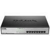 D-Link DGS-1008MP 8-port Gigabit PoE switch, 8x gigabit PoE RJ45, PoE budget 140W