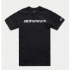 Alpinestars - tričko LINEAR WORDMARK 2.0 CSF / black-white (S)