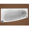 Santech ARIELA asymetrická masážna vaňa 160x80L Comfort +autom.dohrievanie vody ZADARMO COMFARI160L
