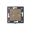 LIVOLO SR-702SR-13 Dotykový modul č.5B s RF – zlatý (Modulárny plastový dotykový modul - radenie R5B)