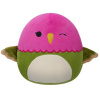 SQUISHMALLOWS Vtáčik fuksiovo-zelený plyšová hračka 20cm
