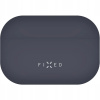 FIXED Ultratenké silikónové, hodvábne puzdro pre Apple Airpods Pro, modré FIXSIL-754-BL