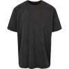 Build your Brand Tričko Acid Wash BY 189, krátký rukáv, pánské COT56018900205-black 2XL Černá