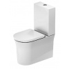 Duravit White Tulip - WC kombi misa, Vario odpad, Rimless, HygieneGlaze, biela 2197092000
