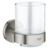 Grohe Essentials 40447DC1 Pohárik s držiakom, supersteel GRO 40447DC1