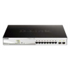 Chytrý spínač, model: 10-Port Gigabit Smart Managed Max PoE Switch 10portový 10/100/1000Mbit/s D-Link Inteligentní