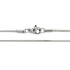 Strunka z chirurgické oceli 1 mm – stříbrná / zlacená - 40 cm, Stříbrná
