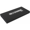 Svietiaca solárna powerbanka 10 000 mAh , Black Farba: Black