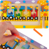 TG67022 DREVENÝ MAGNETICKÝ LABYRINT VLAK MONTESSORI
