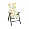 Bellatex Sedák na zahradní židli - 47x115 cm Levandule fialová
