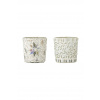 Dekoračný svietnik Bloomingville 6,5 x 7,5 cm 2-pak 82068428 zelená ONE SIZE