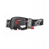 Brýle SUPERTECH CORP ROLL-OFF WIDE VISION, ALPINESTARS (černá/šedá, čiré plexi a roll-off systém) 2025