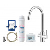 kielle Wimeo Drezová batéria vrátane filtrácie, chróm 10525SFI30
