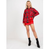 Červená dámska károvaná košeľa DN-KS-3997.08-black-red S