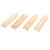 Bigjigs Rail Stredná rovné koľaje 16cm 4ks