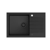 QUADRON PETER 111 PB Granitový drez 780 x 500 mm + čierny sif. DOPREDAJ