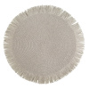 EUROFIRANY SADA 6KS PRESTIERANIE NA STÔL BOHO 1 (FI) 38 CM SIVÁ