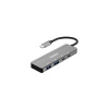 PremiumCord 5G SuperSpeed Hub USB-C na 2x USB 3.2 C +2x USB 3.2 A, Aluminum ku31hub11