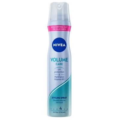 NIVEA Volume Care 4 Extra Strong lak na vlasy 250ml