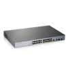 ZyXEL Zyxel GS1350-26HP-EU0101F sieťový prepínač Riadený L2 Gigabit Ethernet (10/100/1000) Podpora napájania cez Ethernet (PoE) Šedá (GS1350-26HP-EU0101F)
