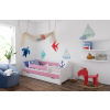 BabyBeds Detská posteľ LILI Farebné prevedenie: Růžová, Velikost postele: 160x80 cm, Úložný priestor k posteli: Áno, s úložným priestorom