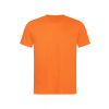 Luxusné tričko STEDMAN Crew neck, oranžová, S