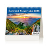 Helma Stolový kalendár riadkový 17,1x13,9 cm - MiniMax Čarovné Slovensko 2026