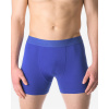 EcoBamboo Bambusové boxerky s dlhšou nohavičkou a širokou gumou EcoBamboo 74160P - Modrá M/L