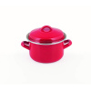 Banquet Hrnec smaltovaný MILTON Red 16 cm, 2 l, s poklicí