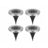 Solárne svietidlá - Solárne lampy Disk Svetlo 4 ks 8 LED (Solárne svietidlá - Solárne lampy Disk Svetlo 4 ks 8 LED)