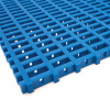 Modrá univerzálna protišmyková olejovzdorná rohož (mriežka 30 x 10 mm) (rola) - dĺžka 5 m, šírka 90 cm, výška 1,2 cm